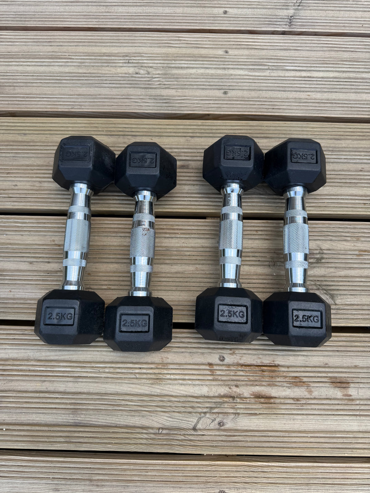 2.5kg Hex Dumbbells Pair