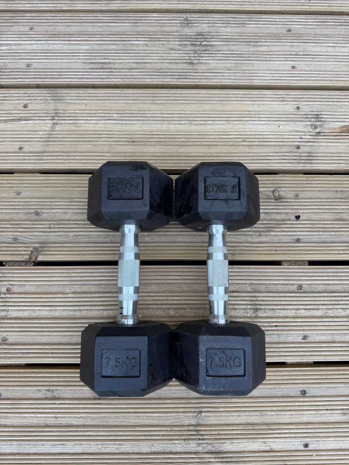 7.5kg Hex Dumbbells Pair