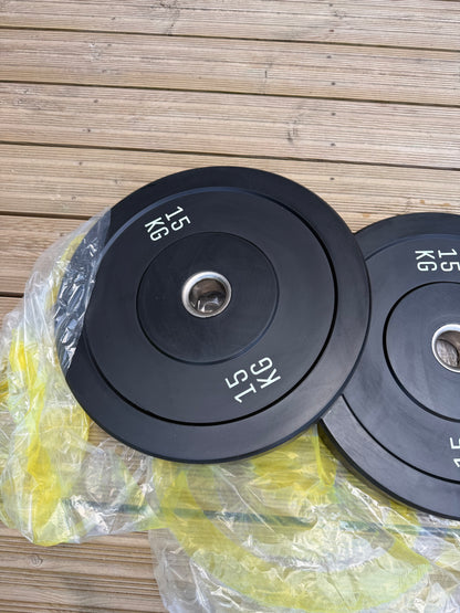 15kg Rubber Bumper Plates Pair