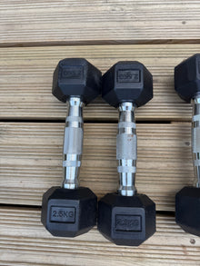 2.5kg Hex Dumbbells Pair