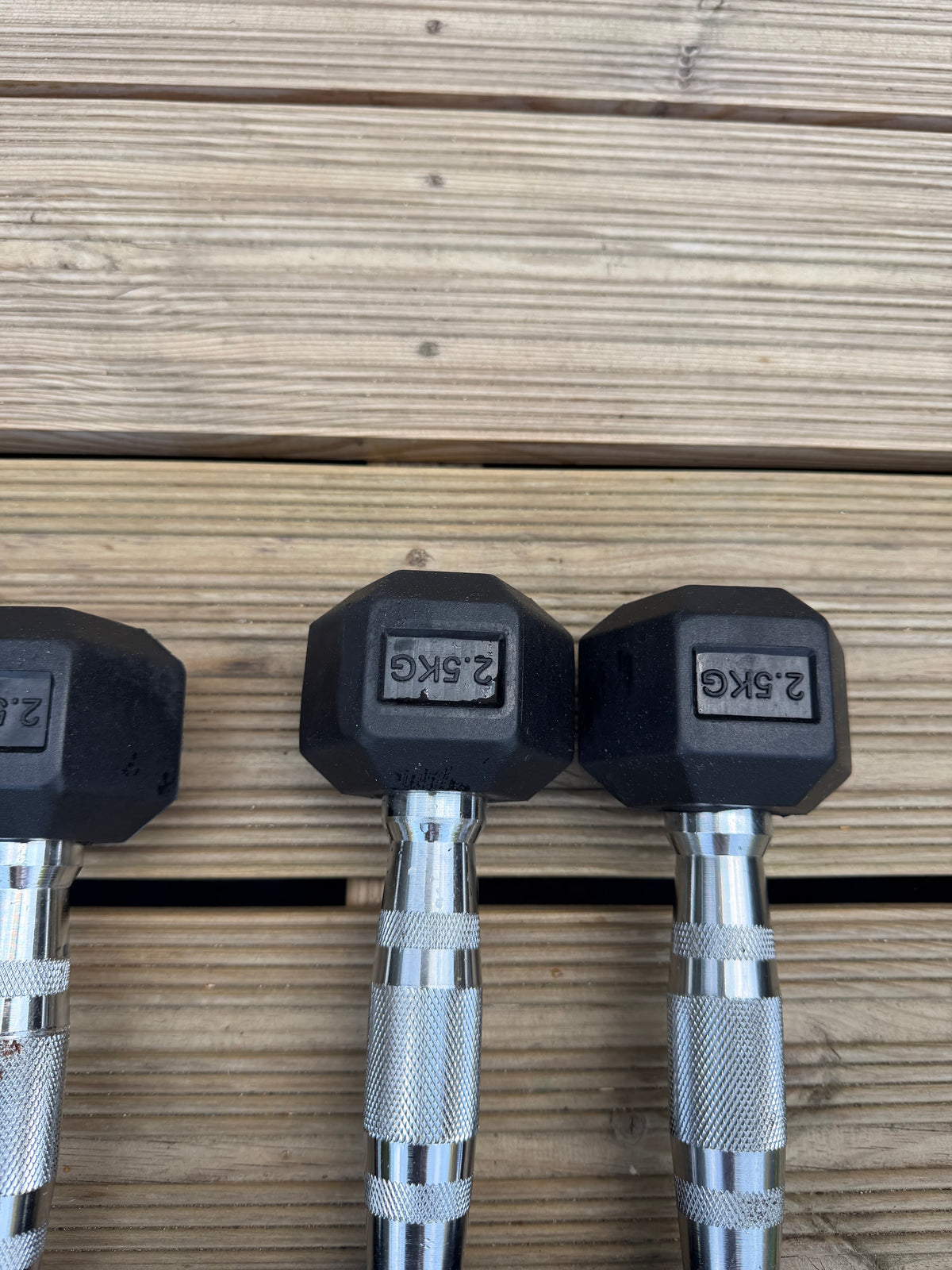 2.5kg Hex Dumbbells Pair