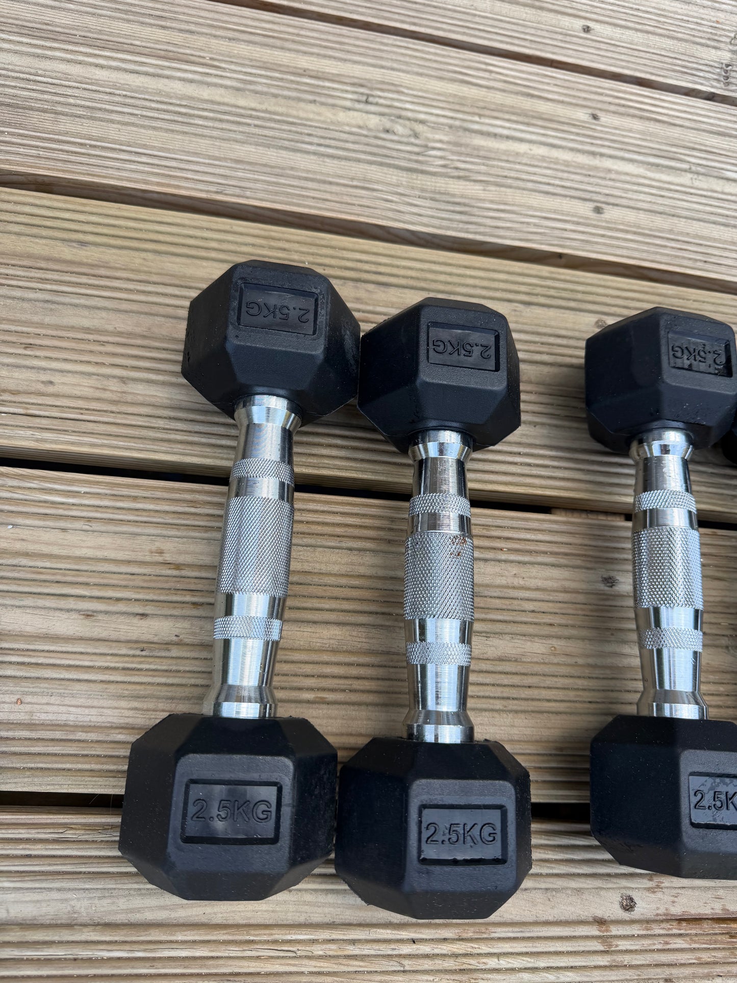 2.5kg Hex Dumbbells Pair