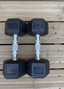 7.5kg Hex Dumbbells Pair