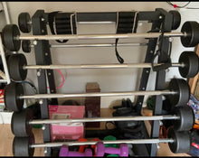 7x Barbell Set with Stand 10kg - 45kg